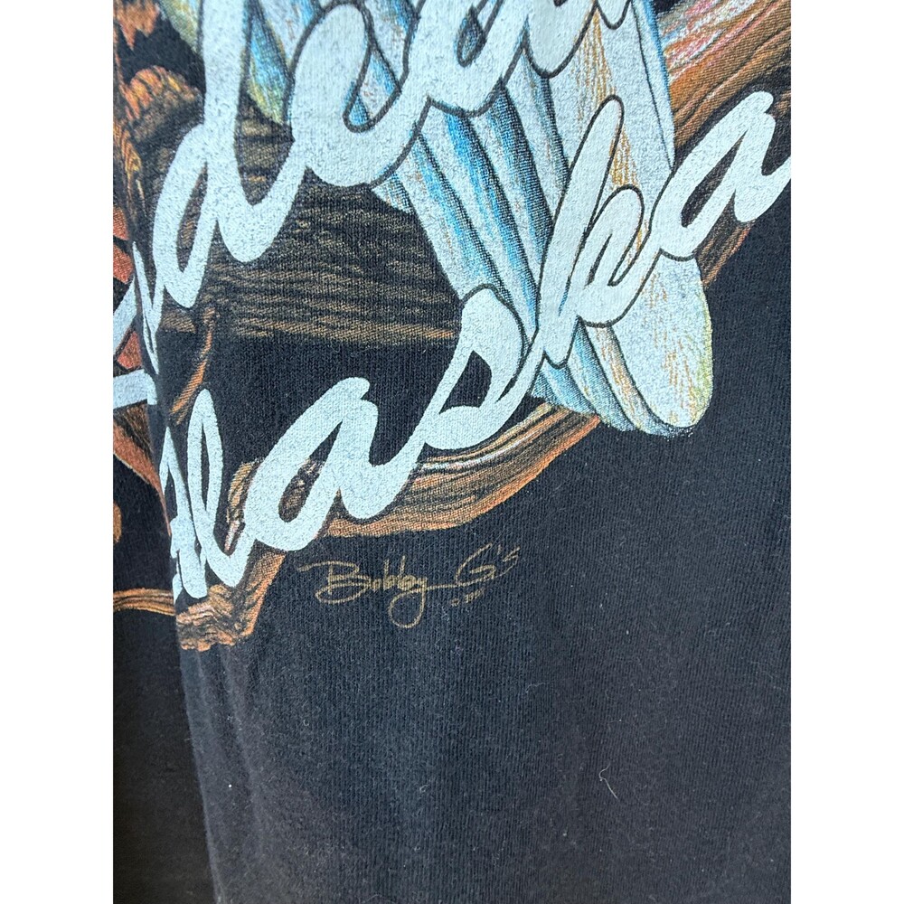 Vintage 90s Kodiak Alaska Bald Eagle T-Shirt - XL - Bobby Gs - AAA - - Picture 4 of 6